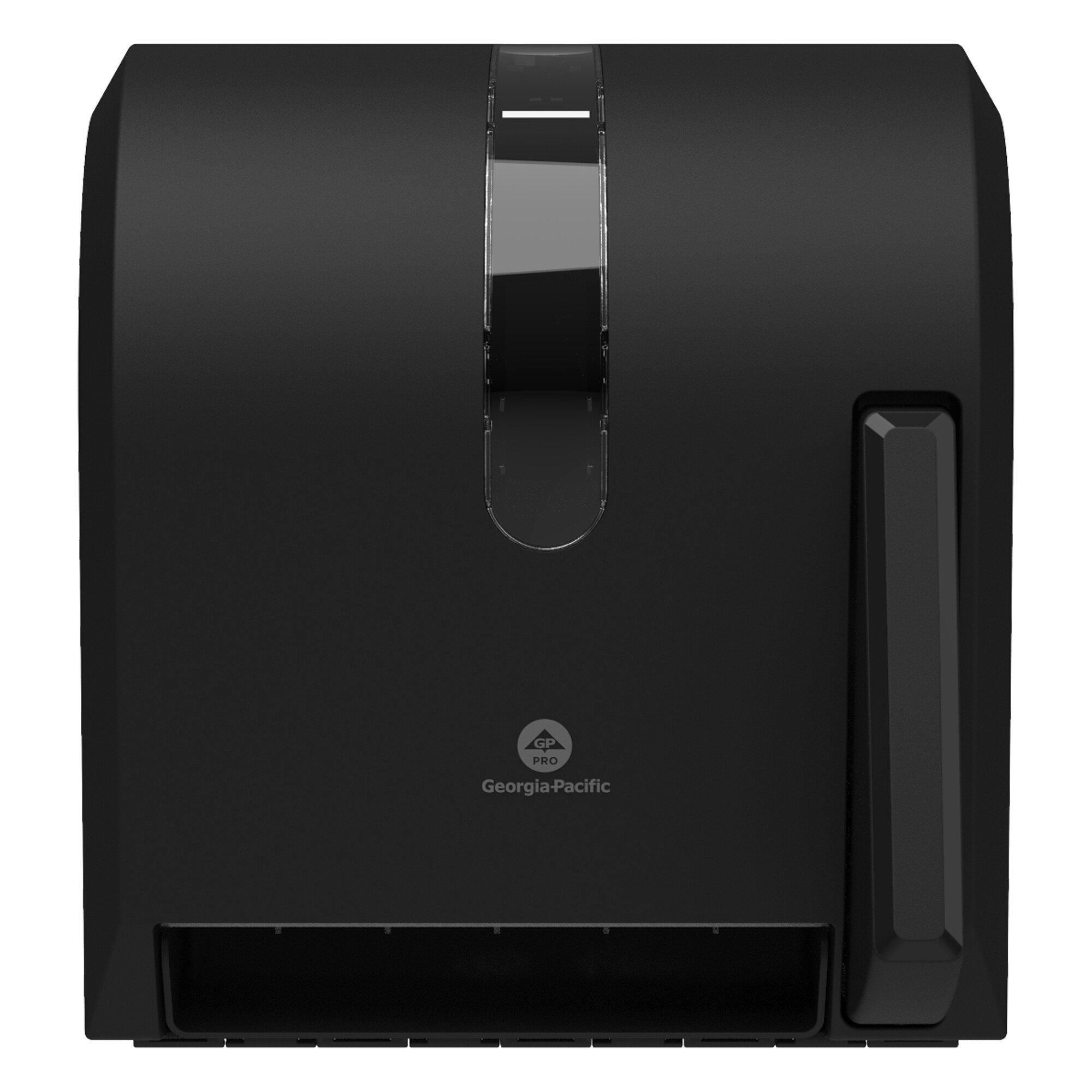 Georgia-Pacific Smoke Universal Push-Paddle Paper Towel Dispenser 