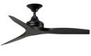 Fanimation Black 48 in. 3-Blade Indoor/Outdoor Ceiling Fan 
