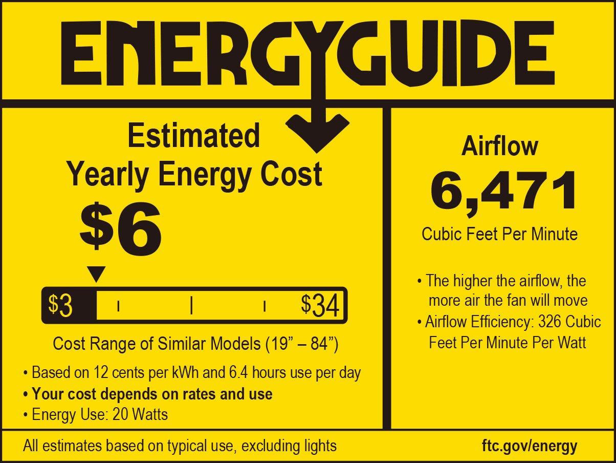 CCN BLAC 72 EXT CEIL FAN 9 BLD BLAC 
