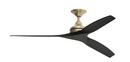 60 in. 3-Blade Indoor or Outdoor Ceiling Fan in Black