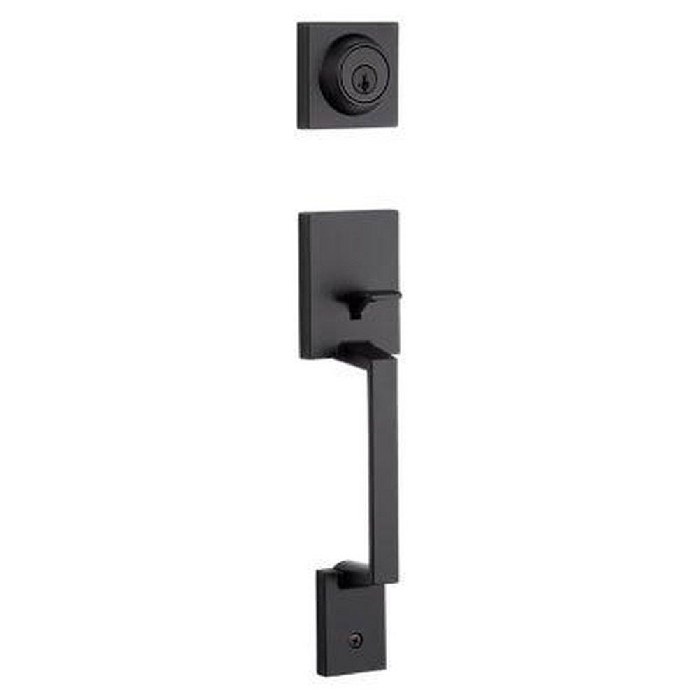 AMADOR SINGLE CYLINDER SECTIONAL KEYED ENTRY HANDLESET WITH SMARTKEY, EXTERIOR ONLY 