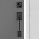 Kwikset Matte Black Grip Deadbolt in Matte Black 