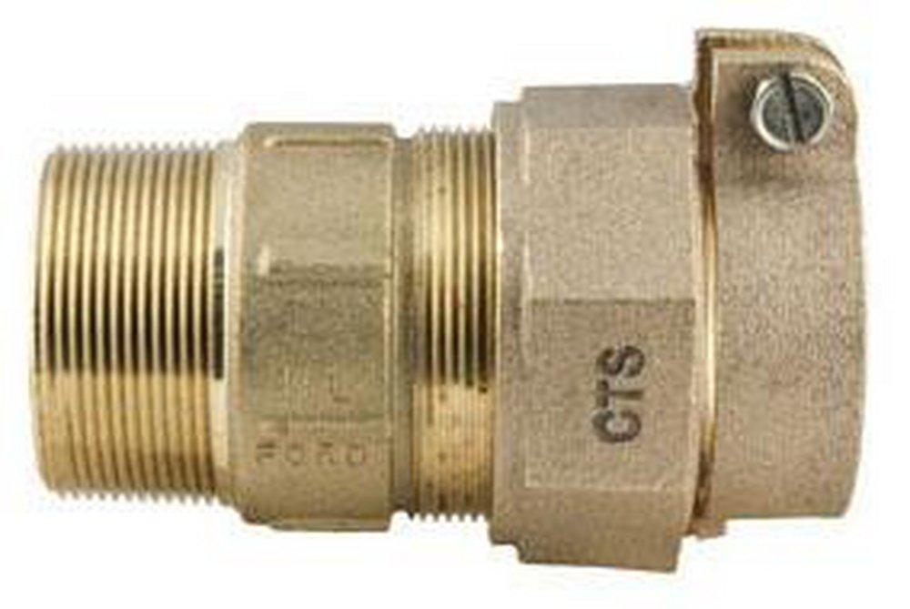 Ford Meter Box MIP x CTS Pack Joint Brass Straight Compression Coupling 