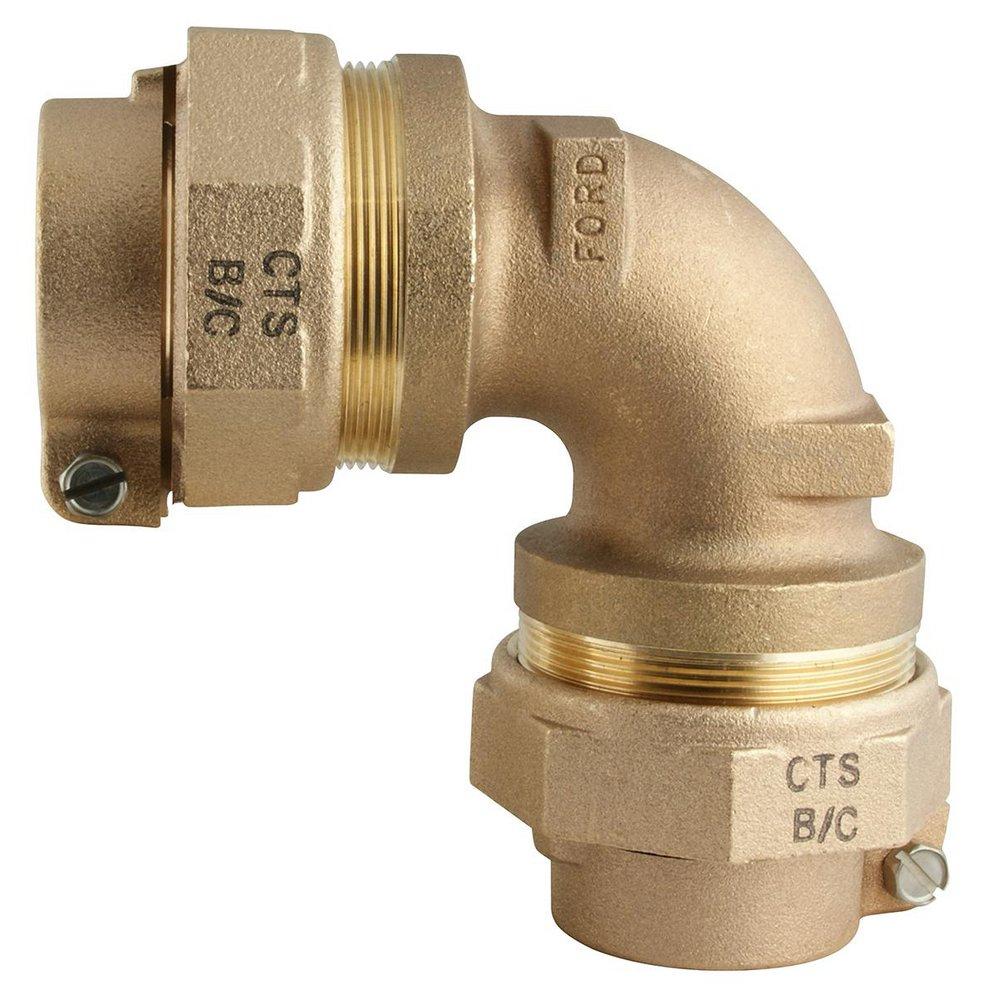 Ford Meter Box CTS Compression 90 Degree Elbow Bend 