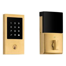 Z-Wave Deadbolt in Satin Brass