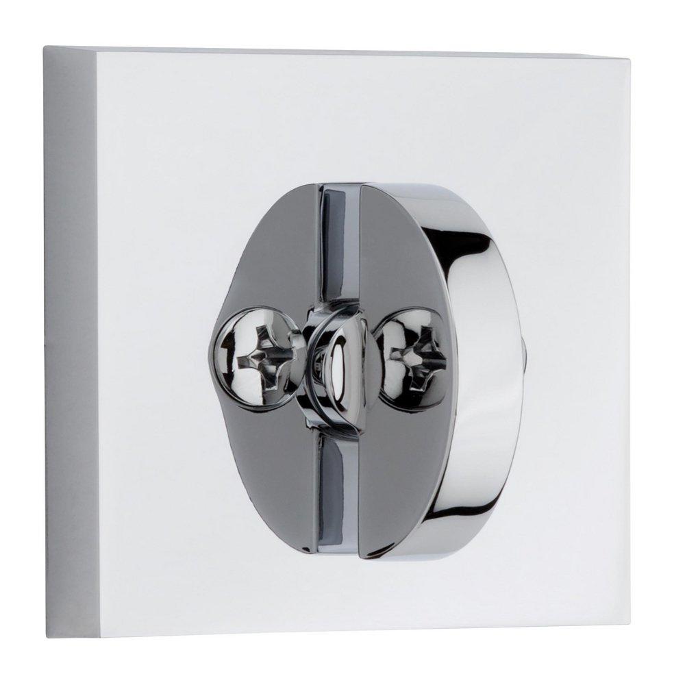 Baldwin Polished Chrome Square SmartKey® Single Cylinder Keyway Deadbolt 
