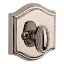 Baldwin Polished Nickel Arch Single Cylinder Standard C Keyway Deadbolt 