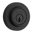 Baldwin Satin Black Round SmartKey® Single Cylinder Keyway Deadbolt 