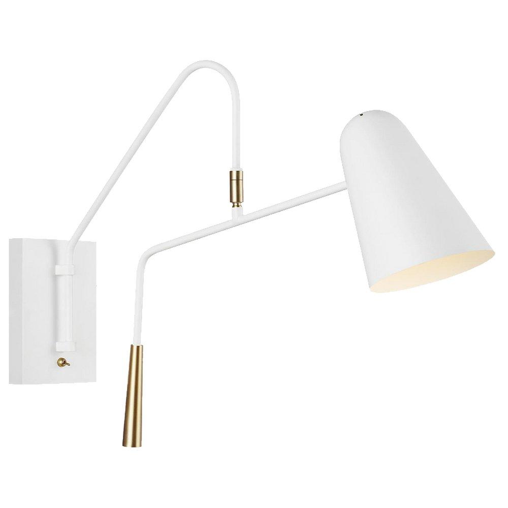 Visual Comfort & Co. Studio Burnished Brass 60W 1-Light 17-1/4 in. Wall Sconce 