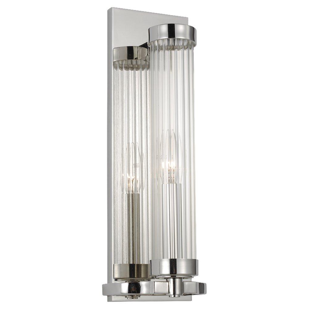 Visual Comfort & Co. Studio Polished Nickel 60W 1-Light 16 in. Wall Sconce 