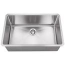 Hardware Resources 30 x 18 in. No Hole 1 Bowl Undermount Kitchen Sink 