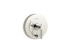 Single Handle Pressure Balancing Valve Trim in Polished Nickel