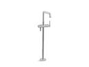Kallista Polished Chrome Single Handle Lever Floor Mount Filler 
