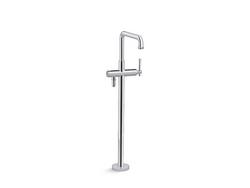 Single Handle Lever Floor Mount Filler in Polished Chrome