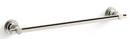 18 in. Shower Door Towel Bar in Polished Nickel