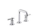 Kallista Polished Chrome Two Handle Widespread Bathroom Sink Faucet 