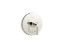 Single Handle Thermostatic Valve Trim in Polished Nickel