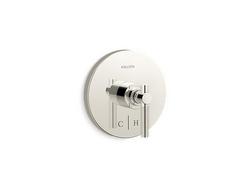 Single Handle Thermostatic Valve Trim in Polished Nickel
