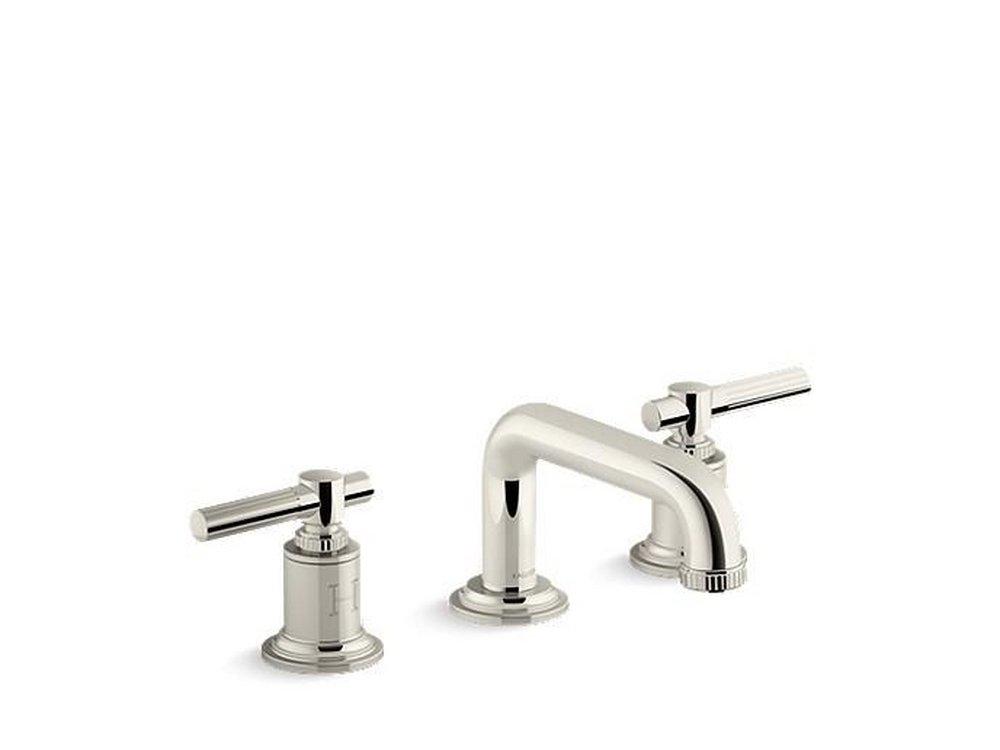 CENTRAL PARK WEST SINK FAUCET, LOW SPOUT LEVER HANDLES 