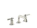 CENTRAL PARK WEST SINK FAUCET, LOW SPOUT LEVER HANDLES 