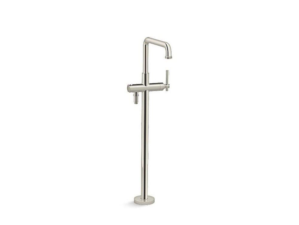 Kallista Polished Nickel Single Handle Lever Floor Mount Filler 