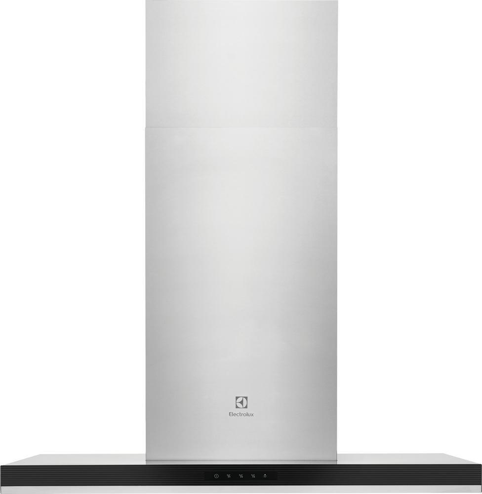 Electrolux Stainless Steel 35-3/4 x 8 in. 412 cfm Ducted/Recirculating Chimney Hood & Vent 
