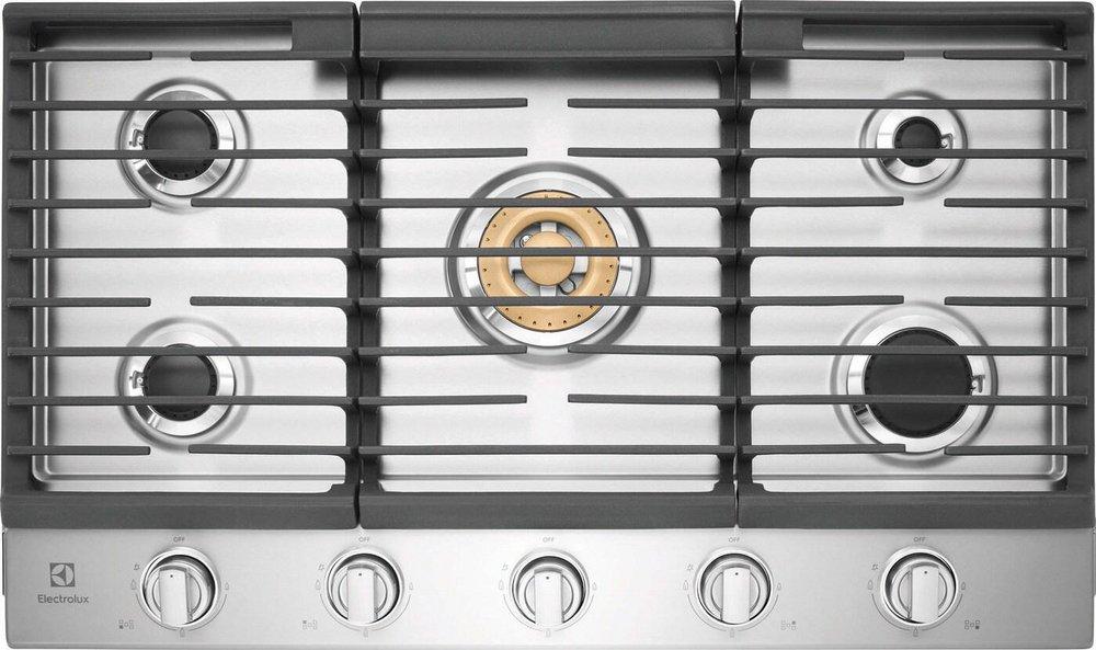 Electrolux Stainless Steel 6-Burner 84000 BTU Sealed Cooktop 