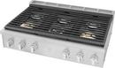 6-Burner 84000 BTU Sealed Cooktop in Stainless Steel