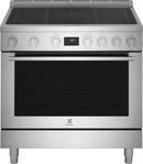 36-14/25 x 35-47/50 x 24-81/100 in. 4.4 cu. ft. 5-Burner Smoothtop Electric Freestanding Range in Stainless Steel