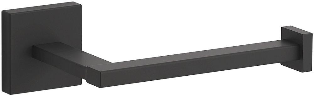 KOHLER Matte Black Horizontal and Wall Toilet Tissue Holder 