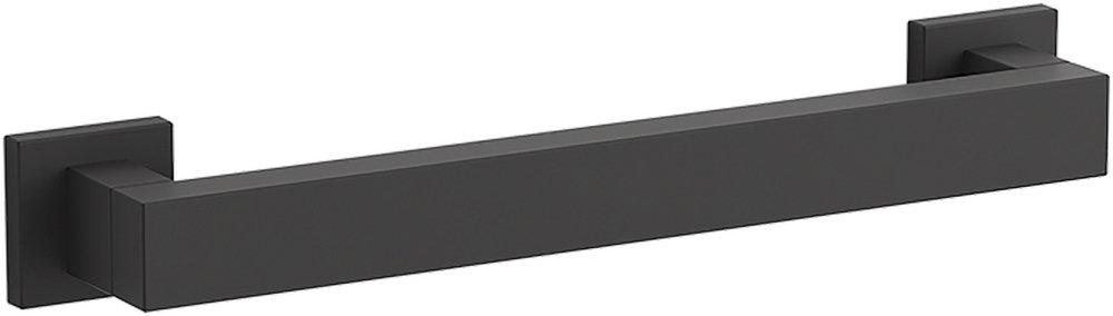 KOHLER Matte Black 12 in. Grab Bar 