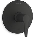 KOHLER Matte Black Metal Valve Trim 