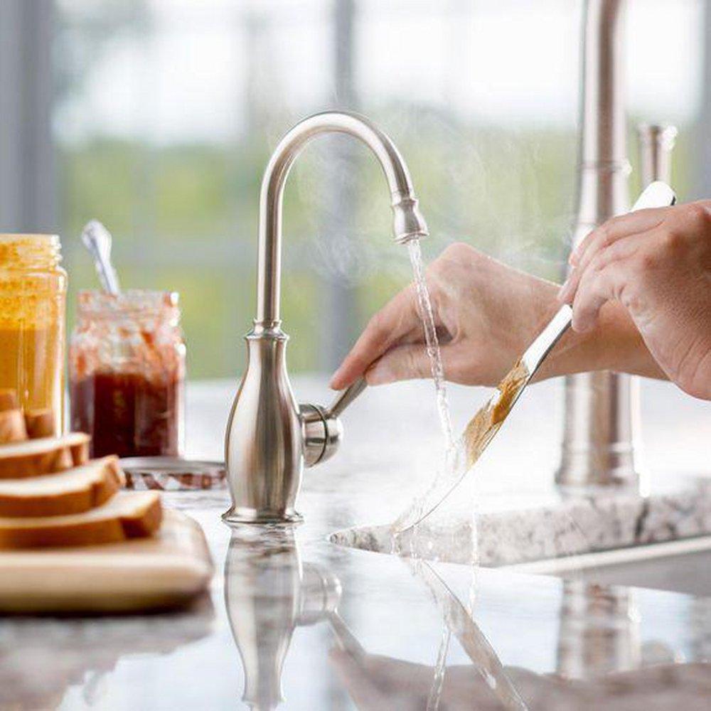 InSinkErator&reg; Arctic Steel Hot Water Dispenser 