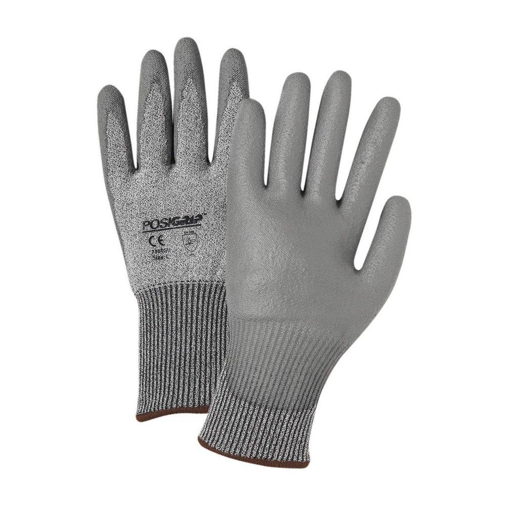 PosiGrip&reg; Grey Nitrile Cut & Abrasive Resistant Gloves in Grey 