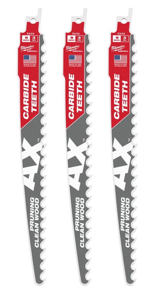 Milwaukee&reg; Silver 3 TPI Reciprocating Saw (Pack of 3) 