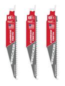 Milwaukee&reg; Silver 6 TPI Reciprocating Saw (Pack of 3) 