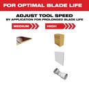 Milwaukee&reg; 2-1/20 in. Reciprocating Saw Blade (Pack of 3) 