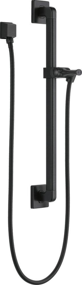 Delta Faucet Matte Black Shower Rail 