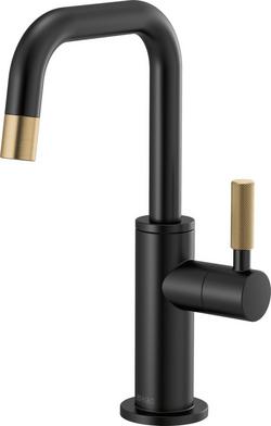 Matte Black with Luxe Gold Cold Water Dispenser