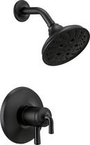 Two Handle Multi Function Shower Faucet in Matte Black (Trim Only)