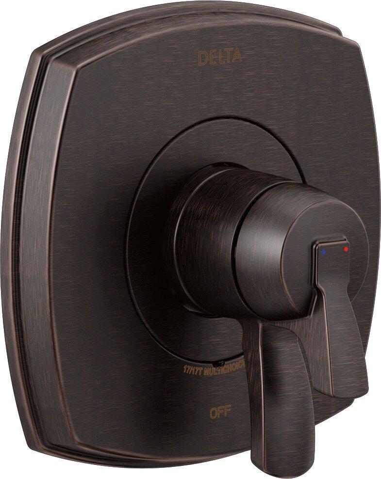 Delta Faucet Venetian Bronze Two Handle Pressure Balancing Valve Trim 