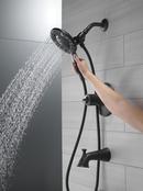 Delta Faucet Matte Black Two Handle Multi Function Bathtub & Shower Faucet (Trim Only) 