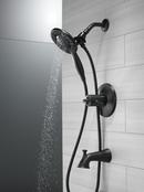 Delta Faucet Matte Black Two Handle Multi Function Bathtub & Shower Faucet (Trim Only) 