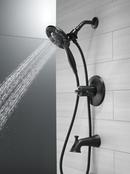 Delta Faucet Matte Black Two Handle Multi Function Bathtub & Shower Faucet (Trim Only) 