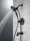 Delta Faucet Matte Black Two Handle Multi Function Bathtub & Shower Faucet (Trim Only) 