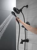 Delta Faucet Matte Black Two Handle Multi Function Bathtub & Shower Faucet (Trim Only) 