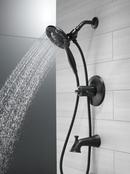 Delta Faucet Matte Black Two Handle Multi Function Bathtub & Shower Faucet (Trim Only) 