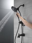 Delta Faucet Matte Black Two Handle Multi Function Bathtub & Shower Faucet (Trim Only) 