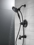 Delta Faucet Matte Black Two Handle Multi Function Bathtub & Shower Faucet (Trim Only) 