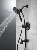 Delta Faucet Matte Black Two Handle Multi Function Bathtub & Shower Faucet (Trim Only) 